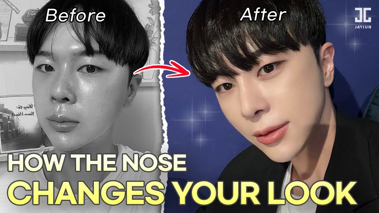 A man's key impression feature: The Nose. A straight nose is the key to a masculine impression.